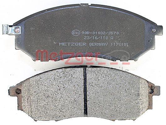 METZGER 1170101 GREENPARTS Bremsbelagsatz, Scheibenbremse